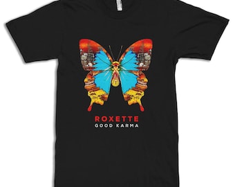 Roxette Good Karma T-Shirt, Men's Women's Sizes (met-059)