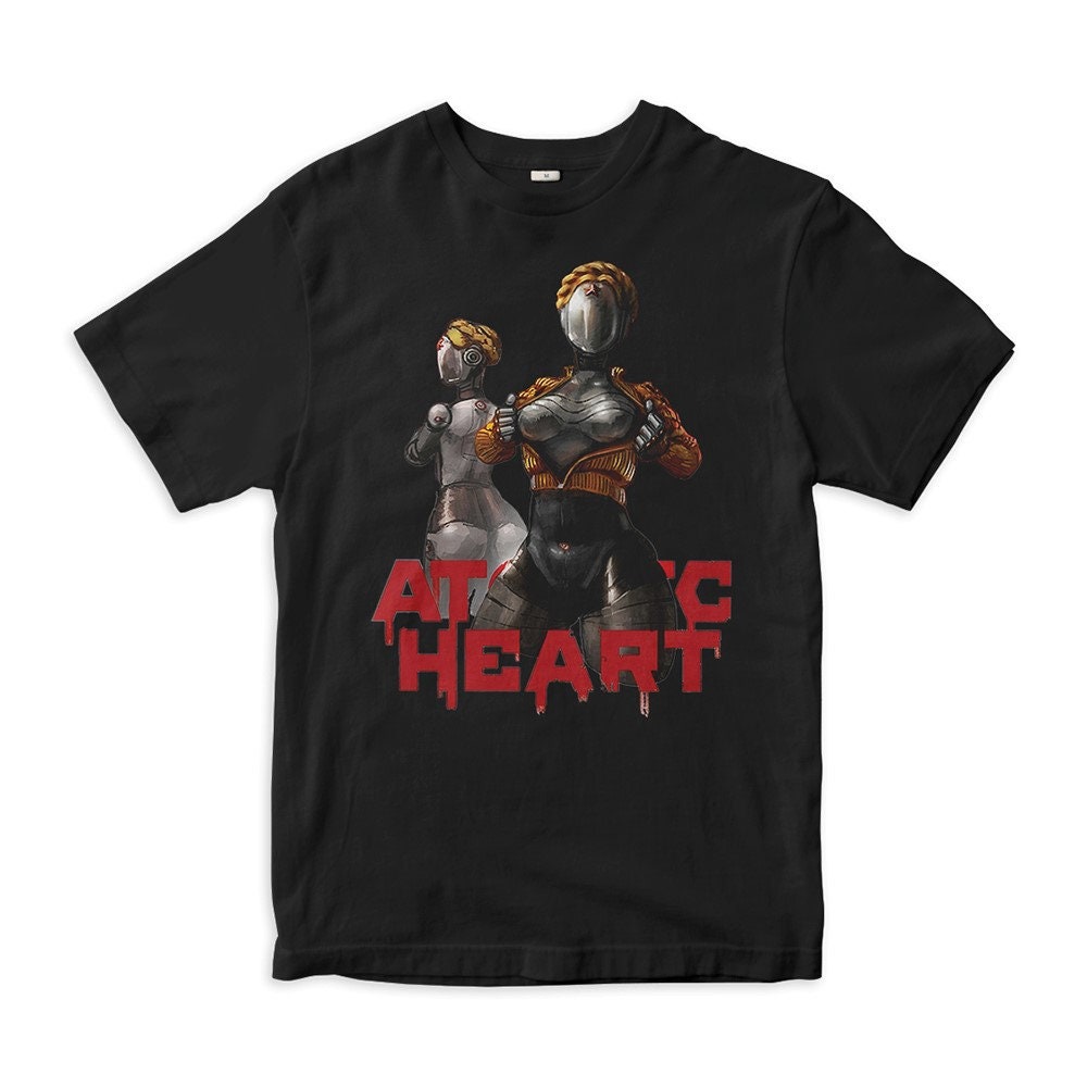 Atomic Heart the Twins T-shirt, 100% Cotton Tee, Men's Women's All