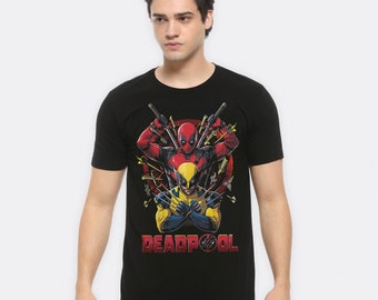 Camiseta de Deadpool y Wolverine, tallas para hombre y mujer (DEA-08988)