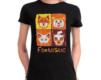 Fantastic Mr. Fox-T-shirt, Wes Anderson Movie-T-shirt, heren, dames, alle maten (met-770)