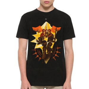 Final Fantasy IX Art-T-shirt, heren-damesmaten (met-192)