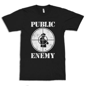 Public Enemy Vintage Logo T-Shirt, Men&#39;s Women&#39;s Sizes (met-085)