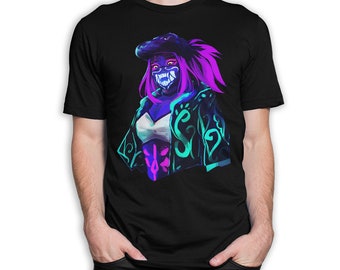 K/DA Akali Xuan Wu T-Shirt, 100% Cotton Tee, Men's Women's KDA Shirt (wr-140)