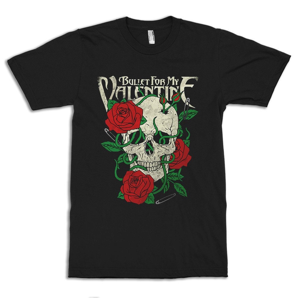Bullet for My Valentine Skull and Roses T-Shirt