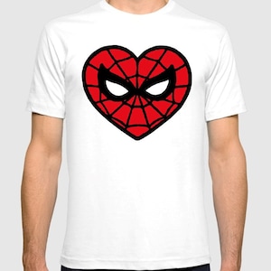 Spider-Man Heart T-Shirt, Men&#39;s Women&#39;s Sizes (met-270)