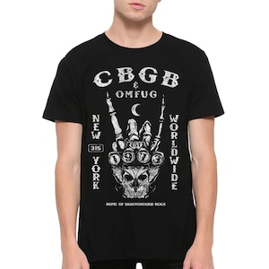 CBGB & OMFUG 1973 T-Shirt, Men&#39;s Women&#39;s Sizes (met-037)