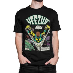 Kanye West Yeezus Comics T-Shirt, Men&#39;s Women&#39;s Sizes (met-131)