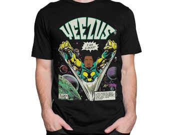 Camiseta de Kanye West Yeezus Comics, tallas para hombre y mujer (met-131)