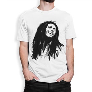 Bob Marley Graphic T-Shirt, Men&#39;s Women&#39;s Sizes (met-068)