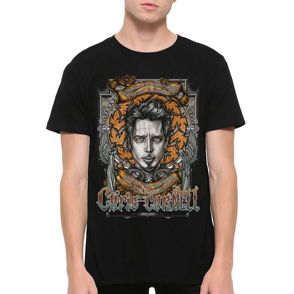 Chris Cornell 1964 - 2017 T-Shirt, Men's Women's Sizes (met-171)