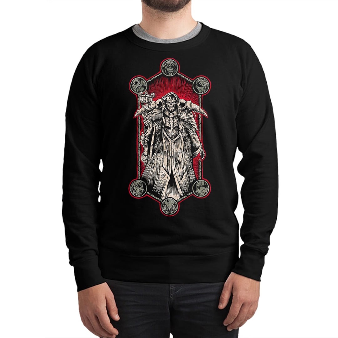 Overlord Ainz Ooal Gown Anime Sweatshirt and Hoodie, Unisex Sizes