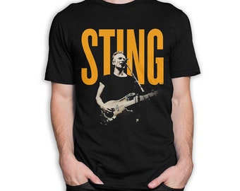 Sting Concert T-Shirt, 100% Cotton Tee, Men's Women's All Sizes (wr-224)