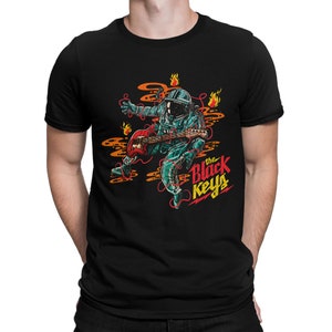The Black Keys Rock T-Shirt, 100% Cotton Tee, Men&#39;s Women&#39;s All Sizes (wr-146)