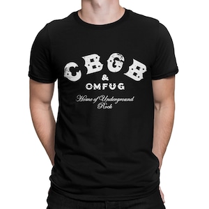 CBGB & OMFUG Vintage T-Shirt, Men&#39;s Women&#39;s Sizes (met-038)