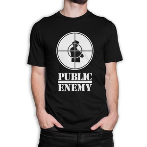 Public Enemy Logo T-Shirt, Men&#39;s Women&#39;s Sizes (met-086)