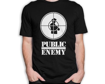 Public Enemy Logo T-Shirt, Men's Women's Sizes (met-086)