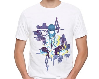 Steins Gate Kurisu Makise T-Shirt, Anime Tee, Men's Women's Sizes (met-249)
