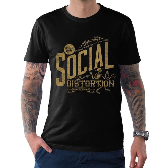 Social Distortion Vintage T-shirt, Men's Women's Sizes (met-100