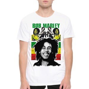 Bob Marley Graphic T-Shirt, Men&#39;s Women&#39;s Sizes (met-066)