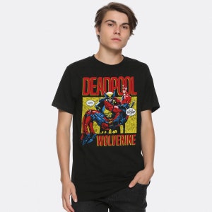 Deadpool and Wolverine Comics T-Shirt, Men&#39;s Women&#39;s Sizes (DEA-28841)