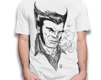 Wolverine Logan T-Shirt, Iron Man Shirt, Men's Women's Sizes
