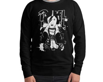 Princess Leia Ziggy Stardust Rebel Rebel Hoodie and Sweatshirt, Unisex Sizes (met-245)