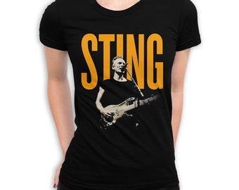 Sting Concert T-Shirt, 100% Cotton Tee, Men's Women's All Sizes (wr-224)