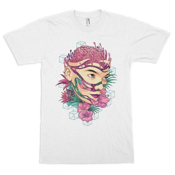 Koszulka Bjork Flower Art, rozmiary męskie i damskie (met-080)