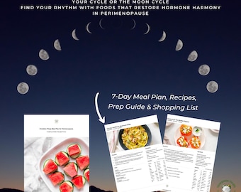 Hormone Support Meal Plan | Ovulation & Full Moon Nutrition Guide for Perimenopause