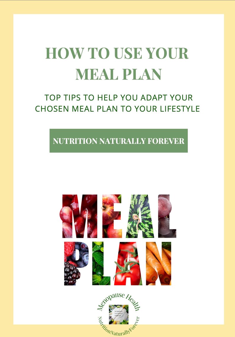 Adrenal Fatigue Meal Plan | 7-day Meal Plan for Energy | Stress Support ...