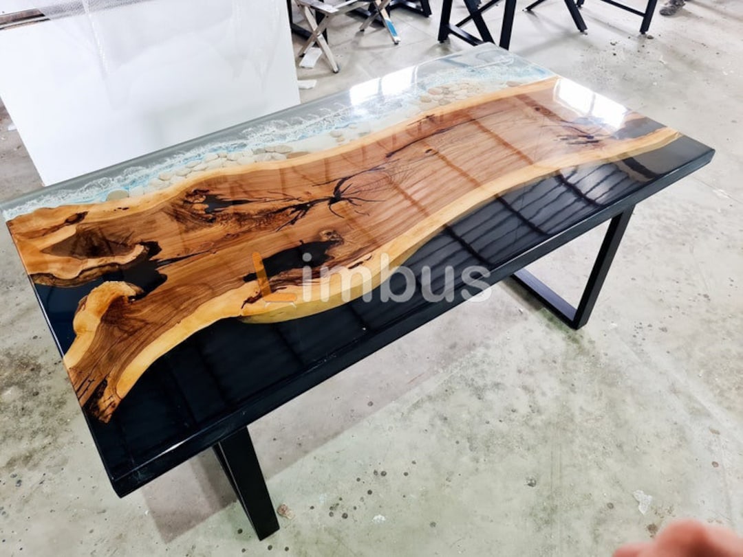 Unique Epoxy Resin Dining Table, Epoxy Counter Top, Resin Coffee Table