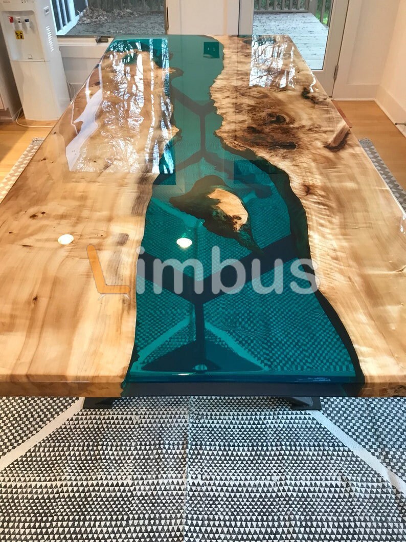 Unique Epoxy Resin Dining Table, Epoxy Counter Top, Resin Coffee Table ...