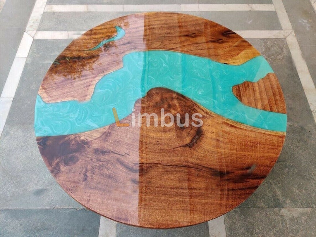 Epoxy Resin Table Top Round Epoxy Resin Tables Epoxy Center Etsy