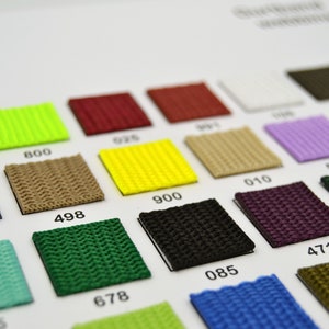 Color chart for webbing Sample chart for dog leashes, dog and cat harnesses and collars for the dog image 1