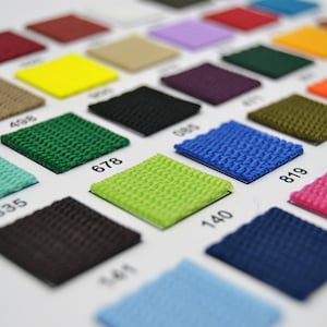 Color chart for webbing Sample chart for dog leashes, dog and cat harnesses and collars for the dog image 2