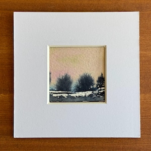Abstrakte Aquarell Landschaft, abstrakte Kunst, abstrakte Kunst, abstrakte Kunst, abstrakte Kunst auf Wasserbasis, abstrakte Kunst