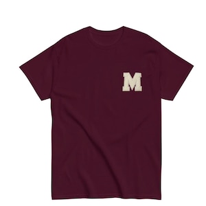 Maroon Varsity M Shirt