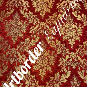 Simple metallized brocade 180cm. / Simple fabric / Liturgical vestment / Priest brocade