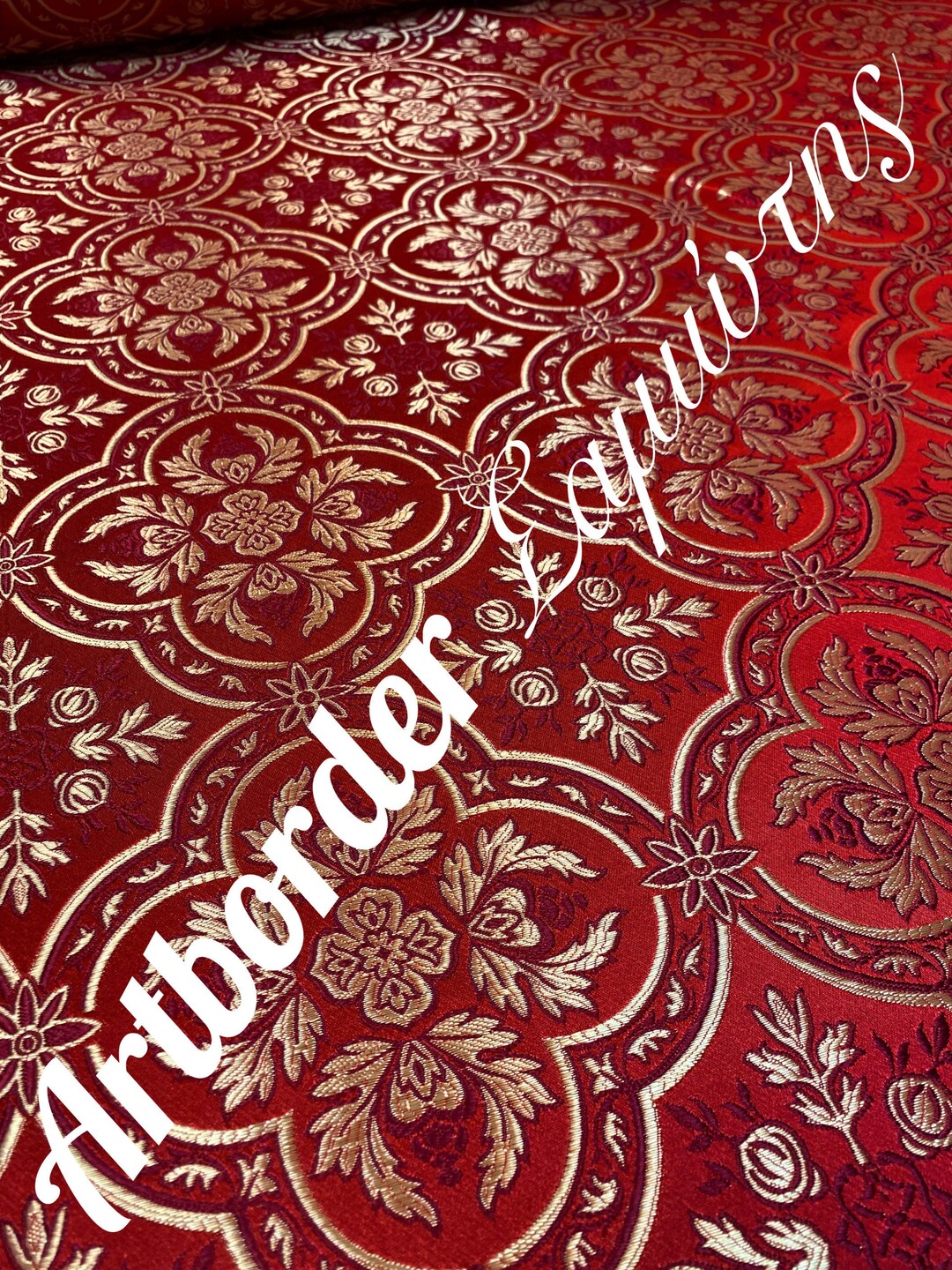 Simple Metallized Brocade 180cm. Width / Simple Fabric / Liturgical ...