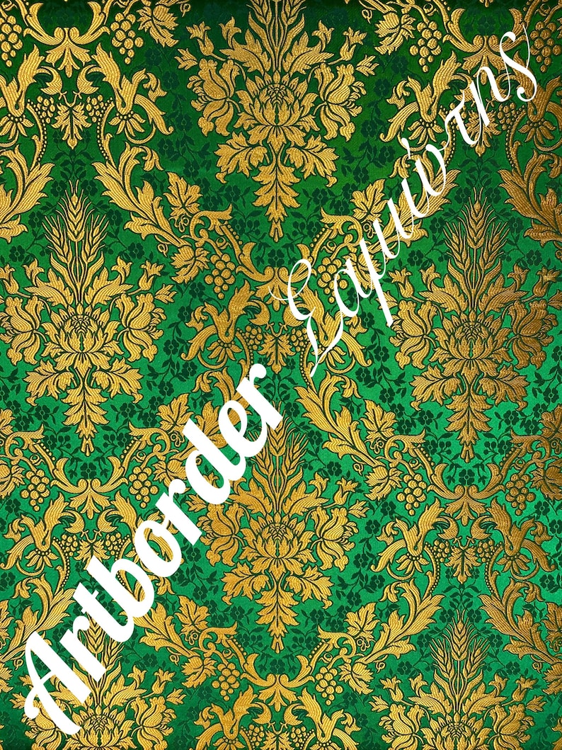 Simple Metallized Brocade 180cm. / Simple Fabric / Liturgical - Etsy
