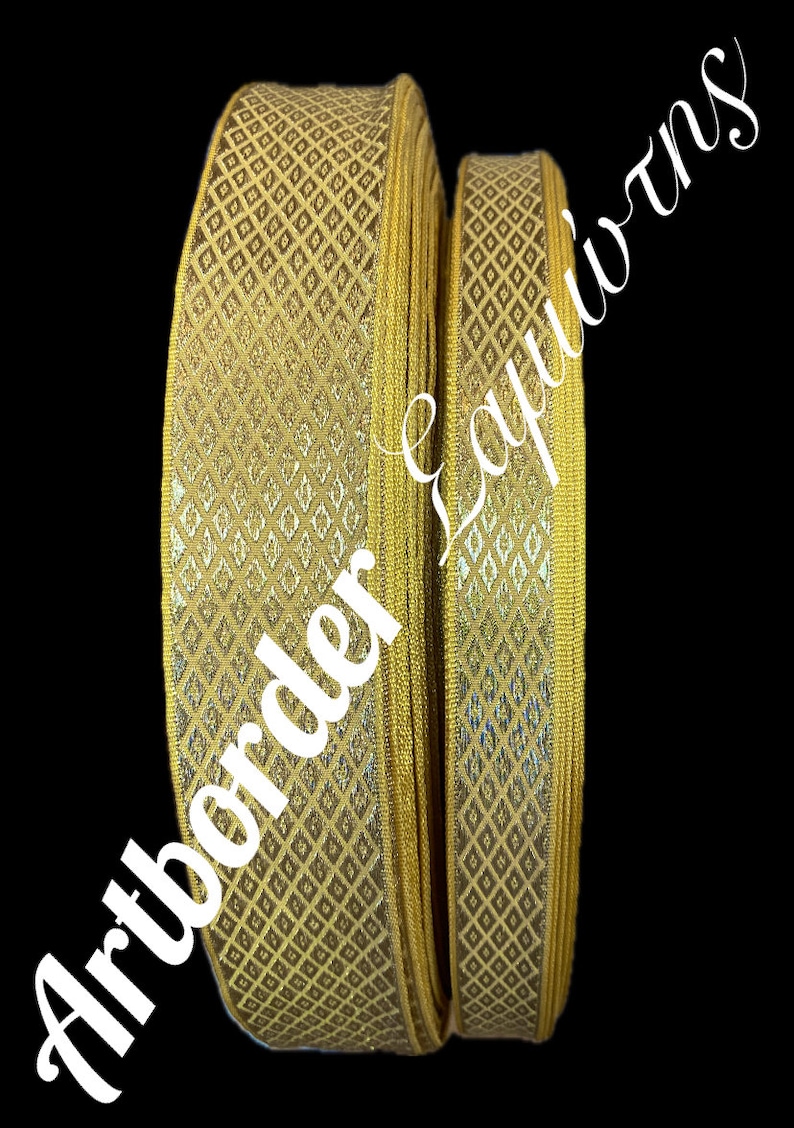 Greek Soft Metallic Galloon , Church Liturgical Galloon , Jacquard Soft ...