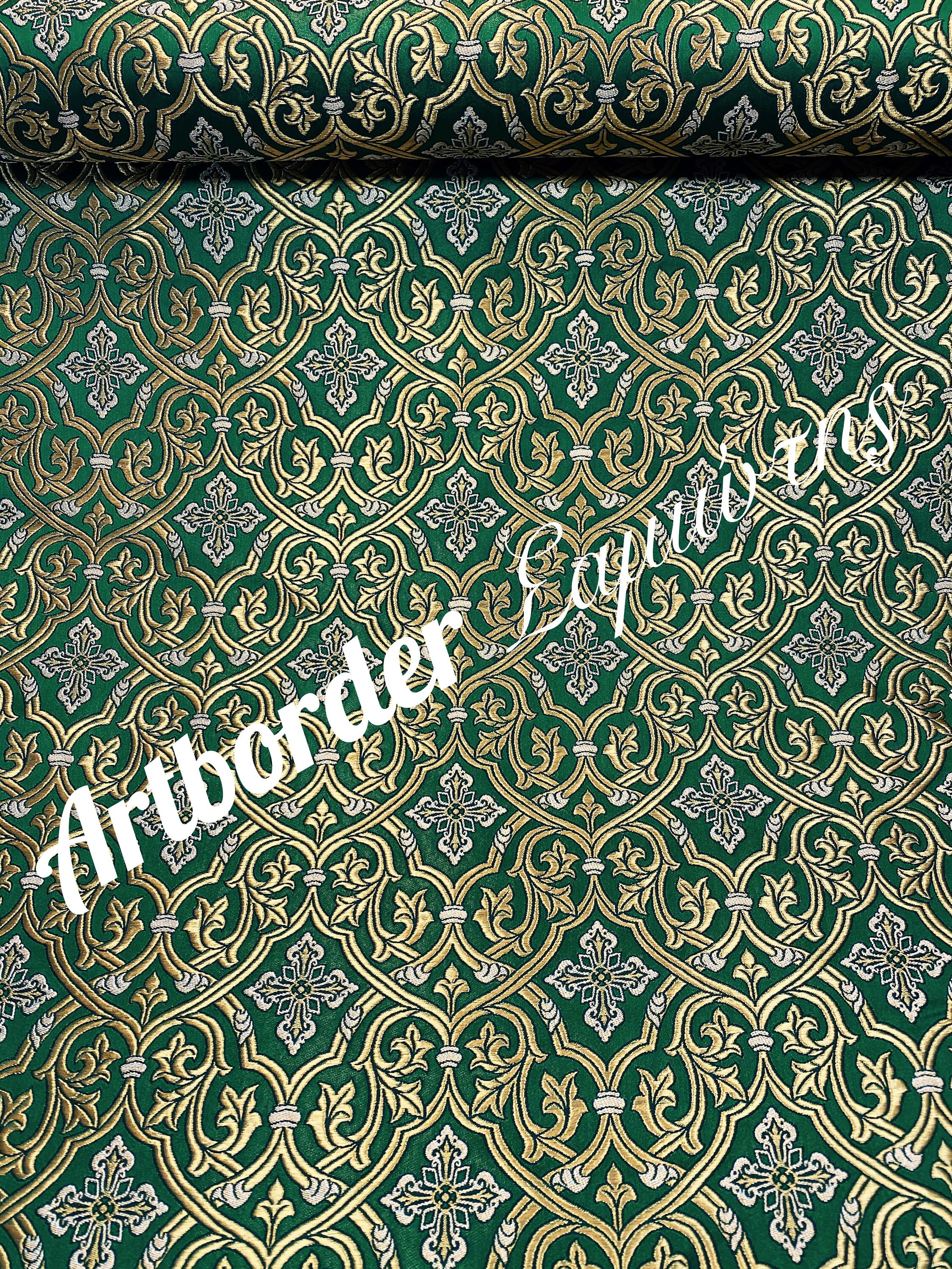 Metallic Brocade 180cm. and Simple Metallized Brocade 180cm. / Metallic ...