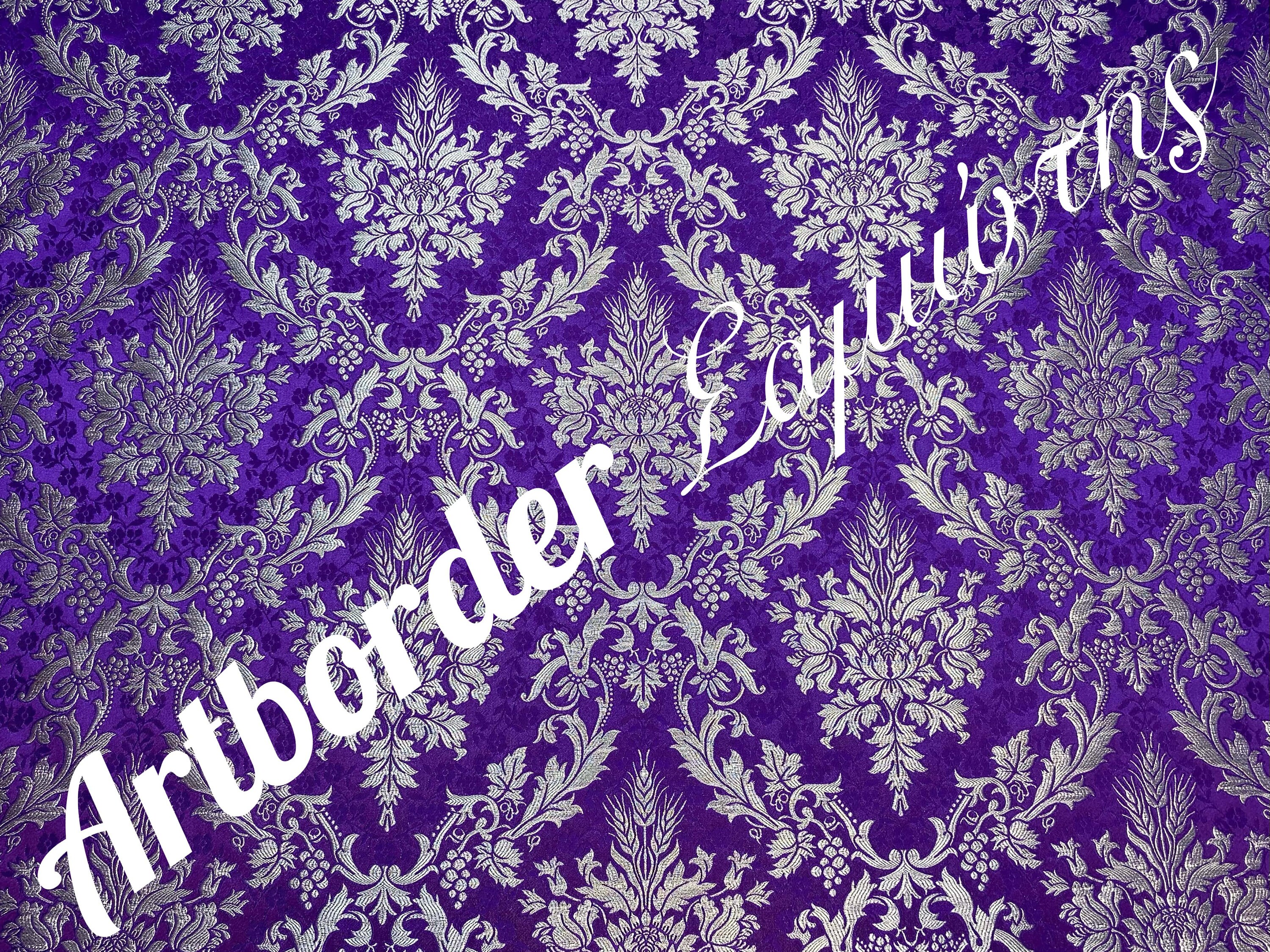 Simple Metallized Brocade 180cm. / Simple Fabric / Liturgical Vestment ...