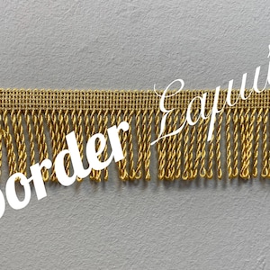 Gold and Silver Metallic fringe, For Church liturgical vestments , Holy tables , 100% metallic yarn , Twist type , Gold bullion fringe