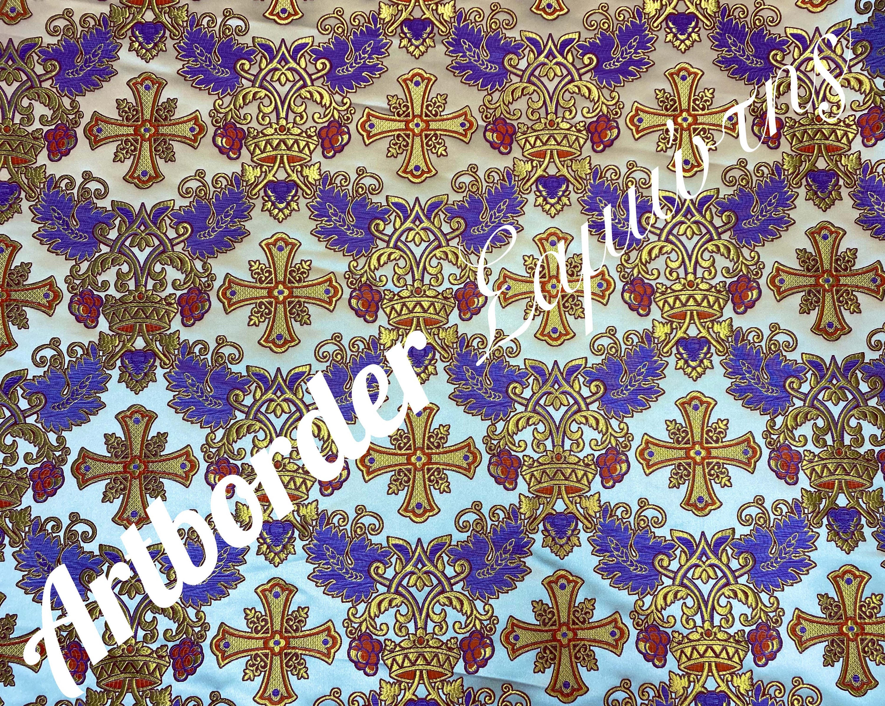 SALE PIECES of Metallic Brocade and Simple Brocade Fabrics - Etsy