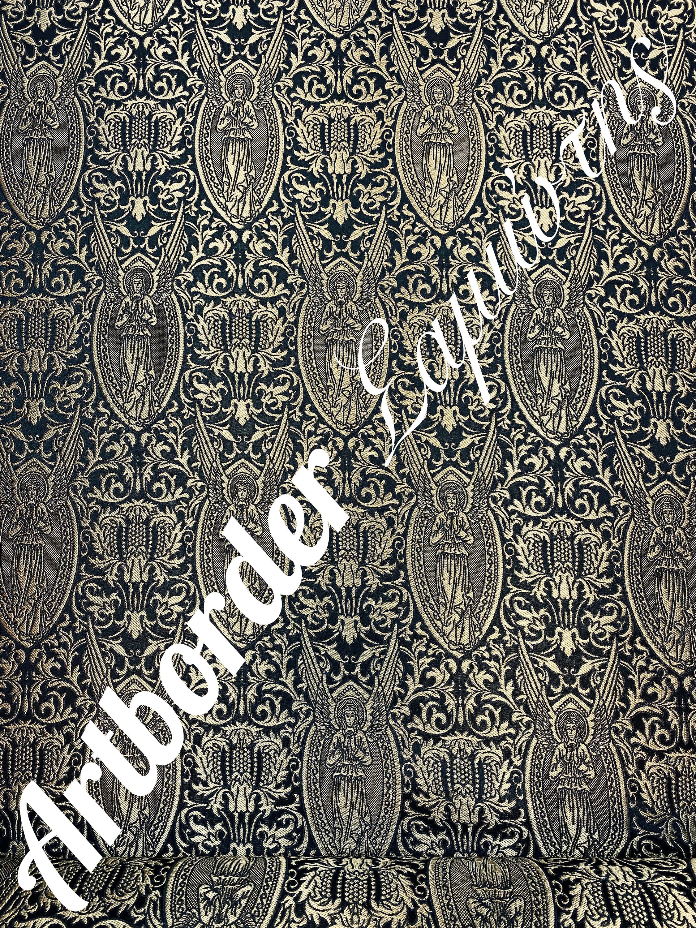 Simple Metallized Brocade 180cm./ Simple Fabric / Liturgical Vestment ...