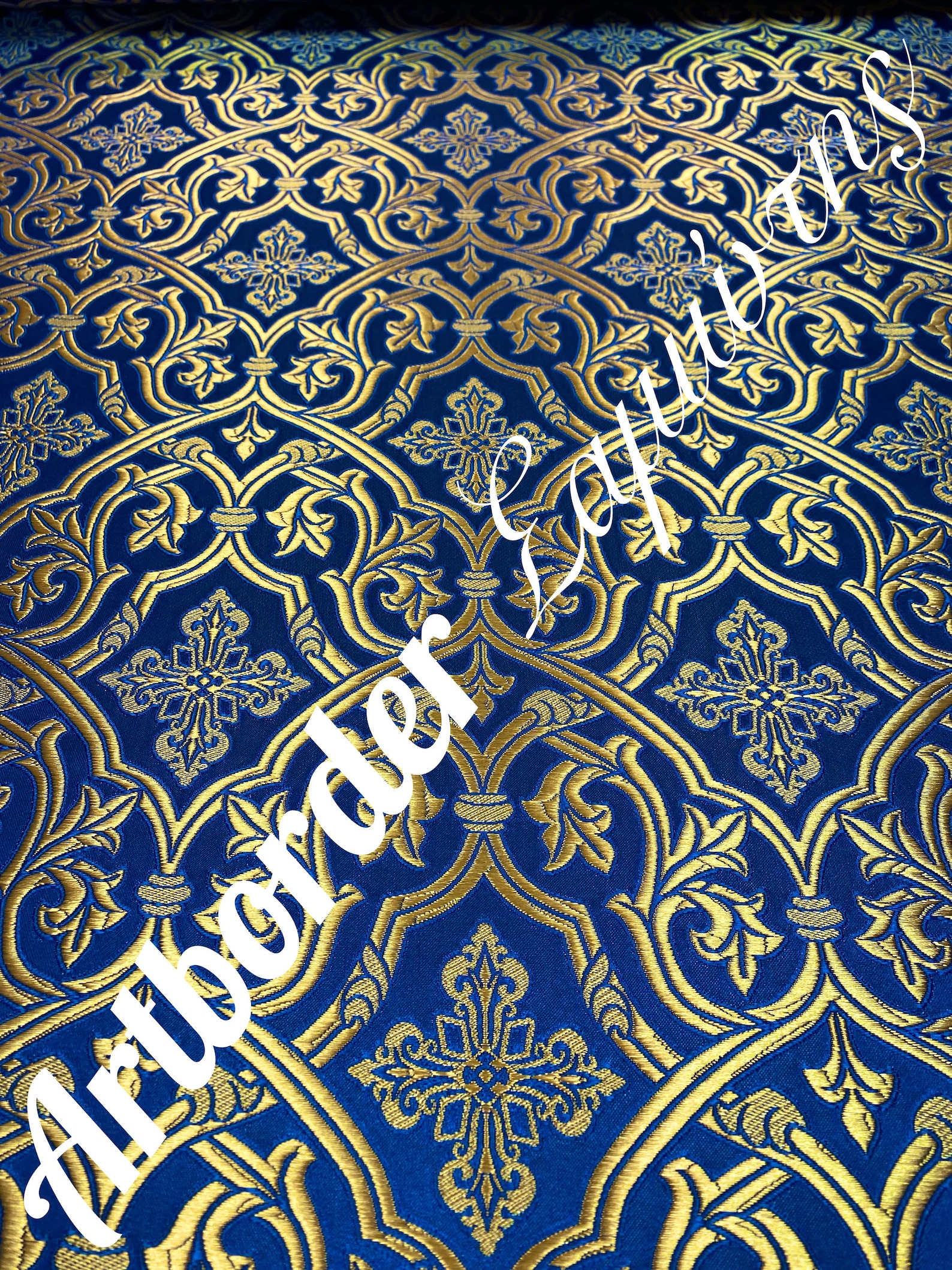 Metallic Brocade 180cm. and Simple Metallized Brocade 180cm. / Metallic ...