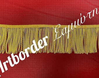 Handmade French type fringe /Metallic fringe / Bullion wire fringe