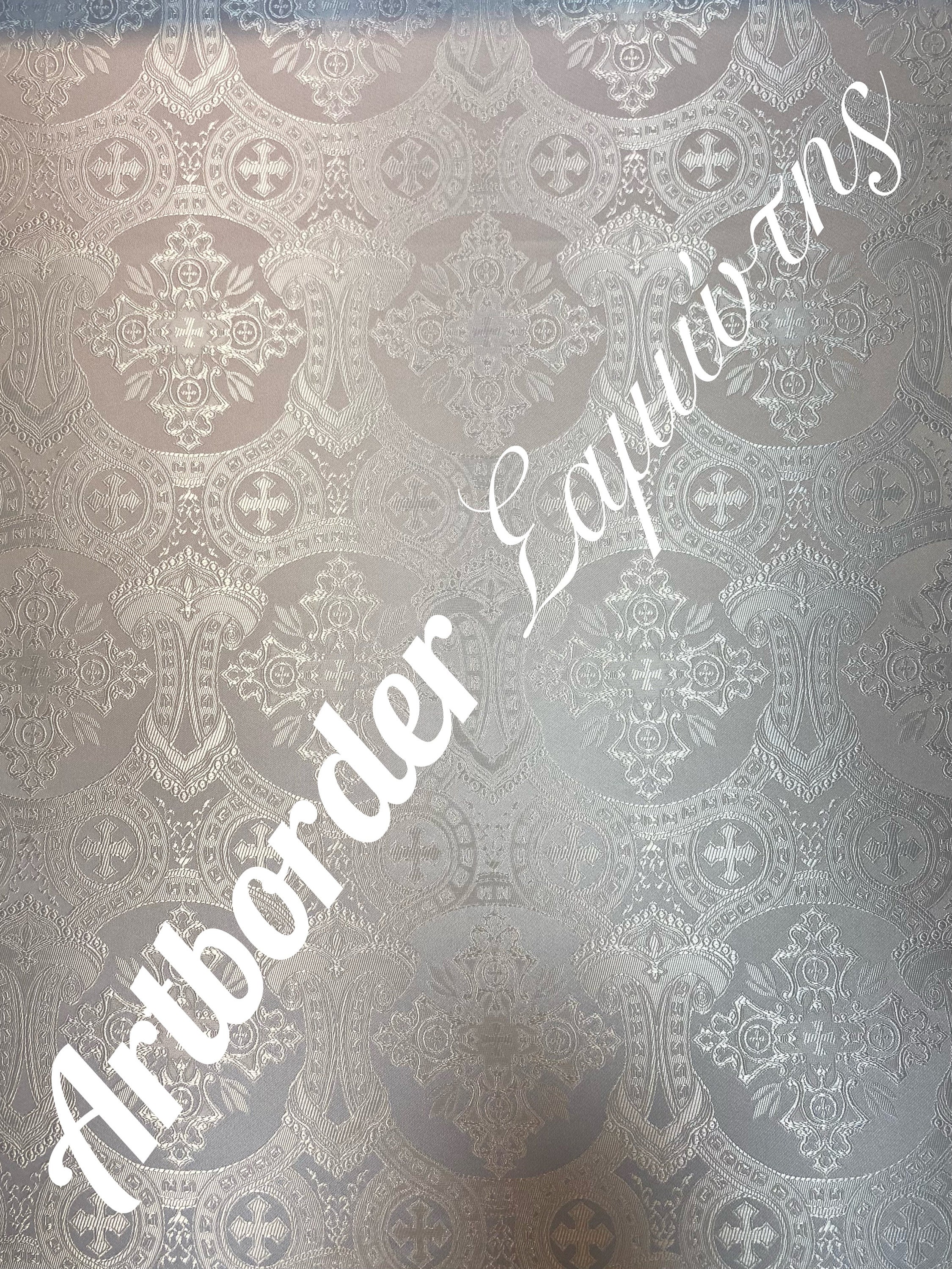 Simple Metallized Brocade 180cm. / Simple Fabric / Liturgical Vestment ...