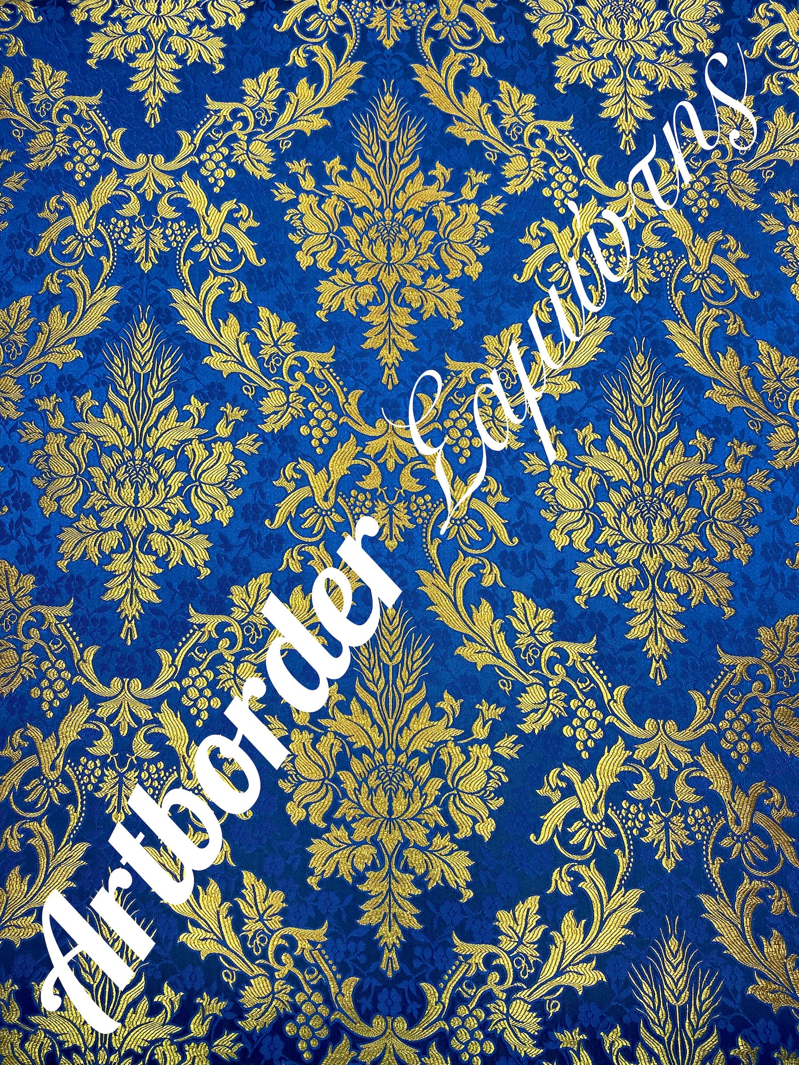 Simple Metallized Brocade 180cm. / Simple Fabric / Liturgical Vestment ...
